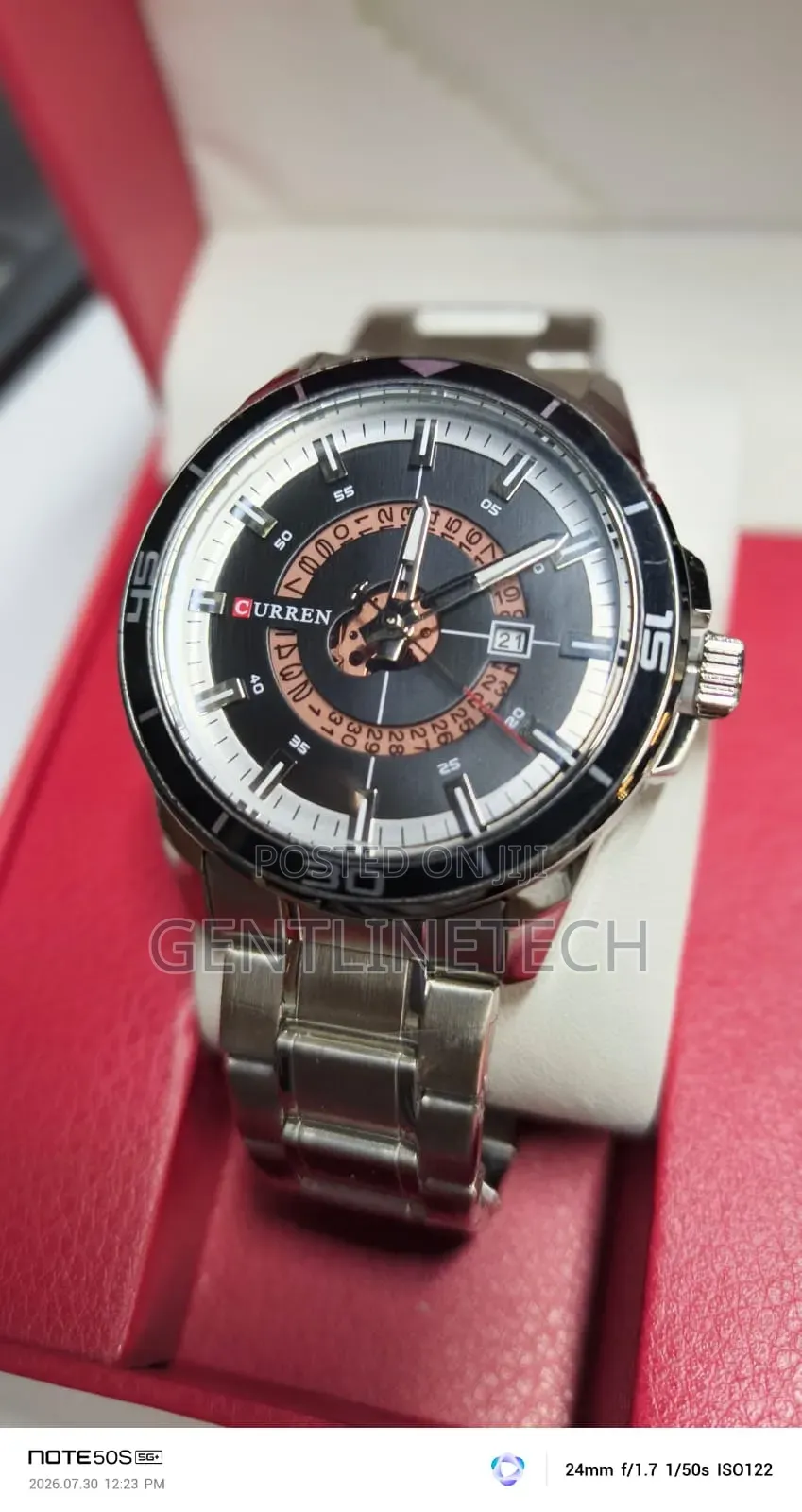 Curren 8359 Black Fashion Quartz Watch