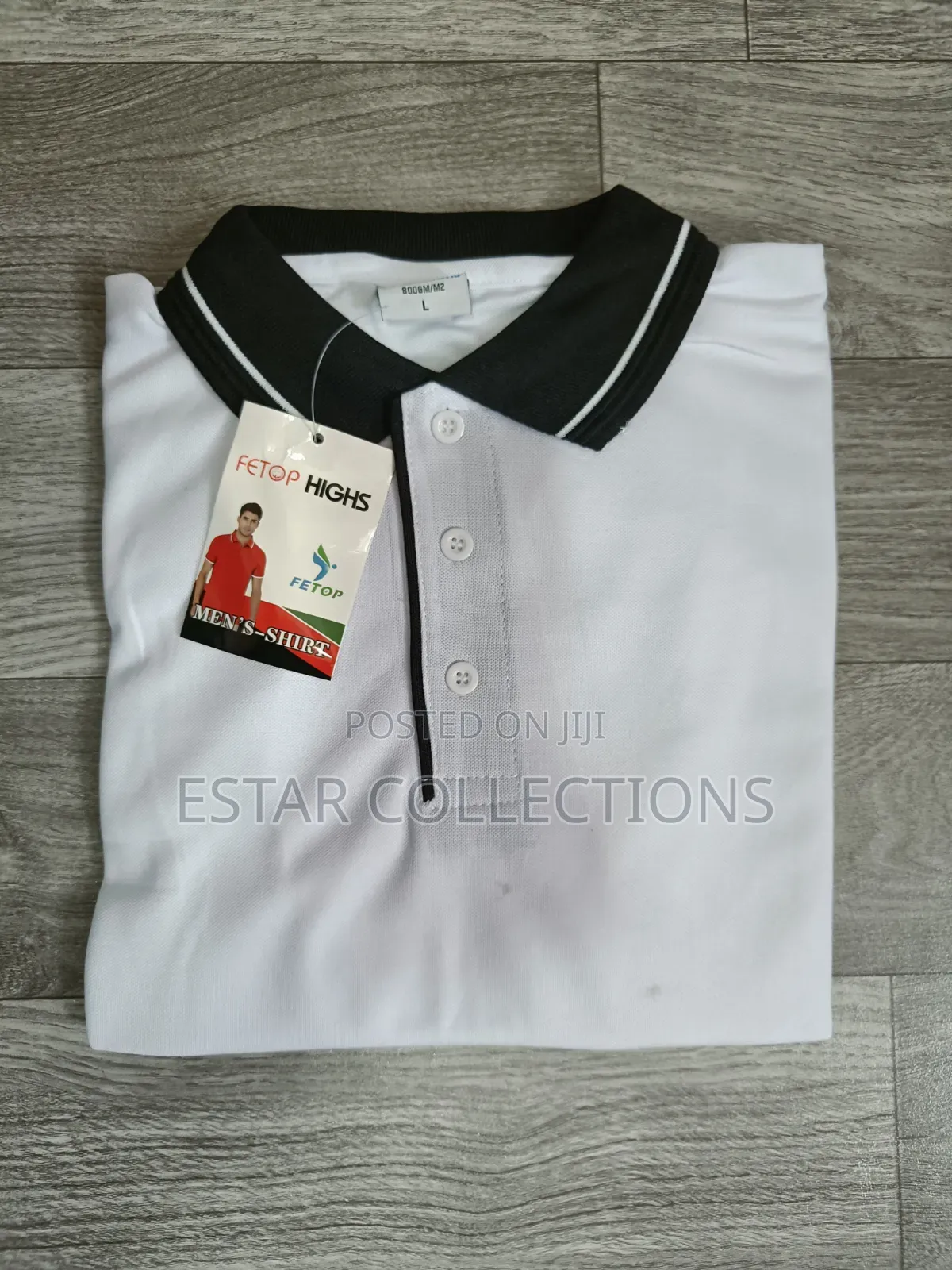 Fashionable Two Color Polo Tee