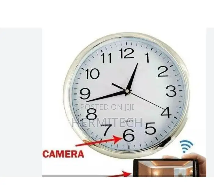 WiFi Wall Clock Camera With Phone Access