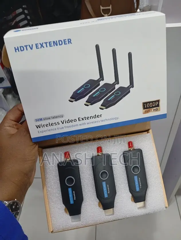 Wireless HDMI Extender 50M for TV, Projector Monitor – Two Receivers