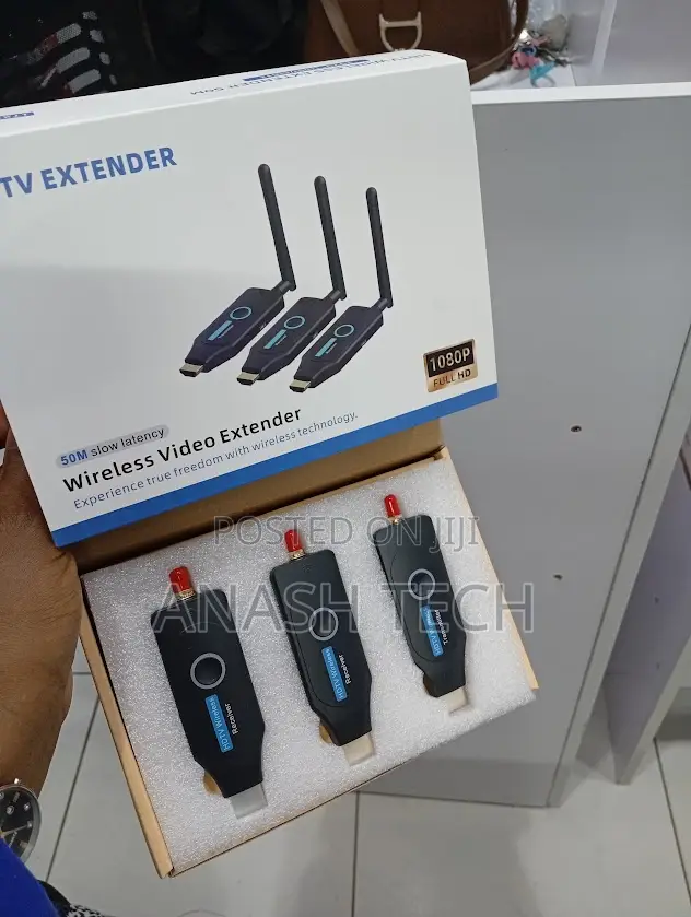 50M Plug Play Wireless HDMI Extender – 1TX to 2RX
