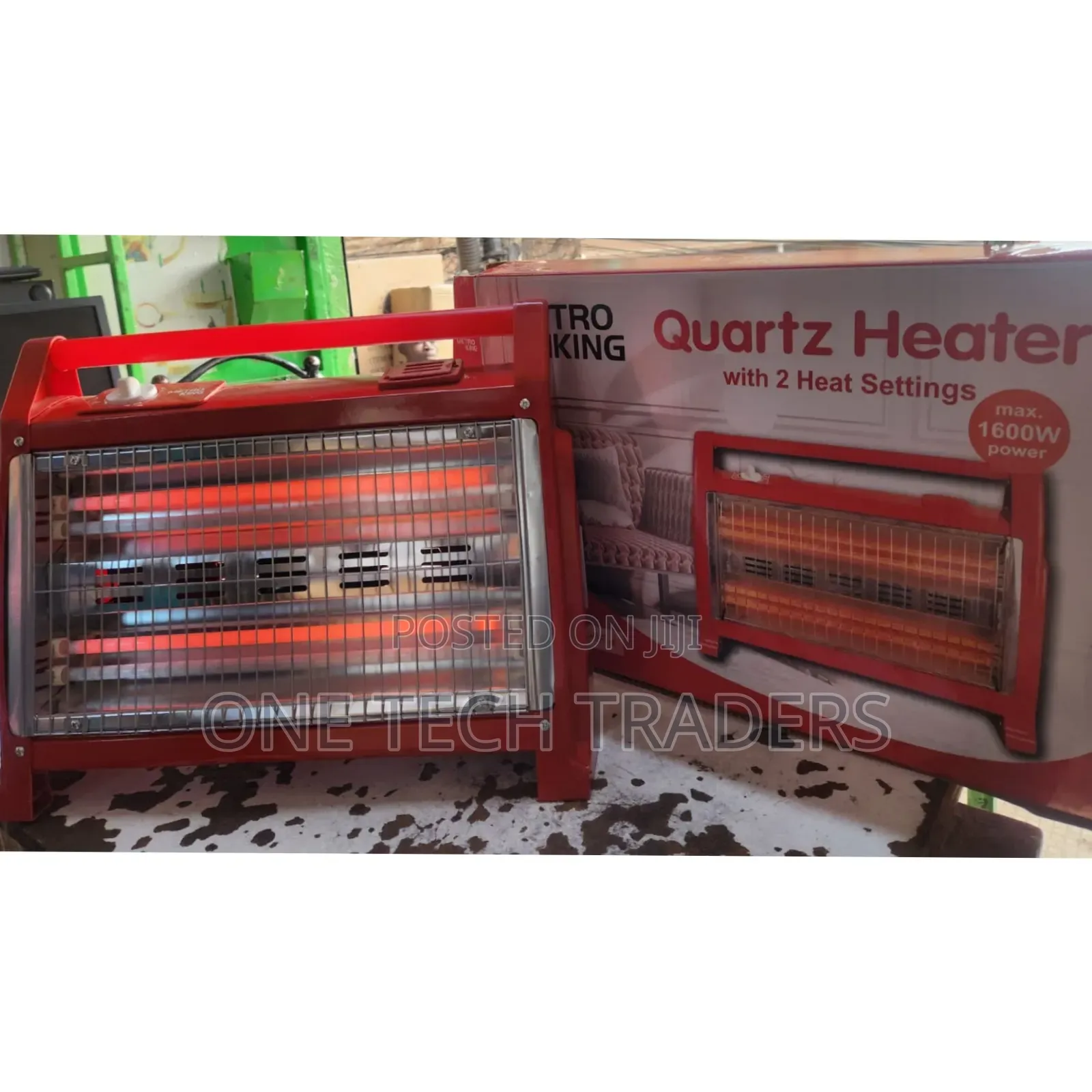 HALOGEN Quartz Heater -Metro King With Humidifier