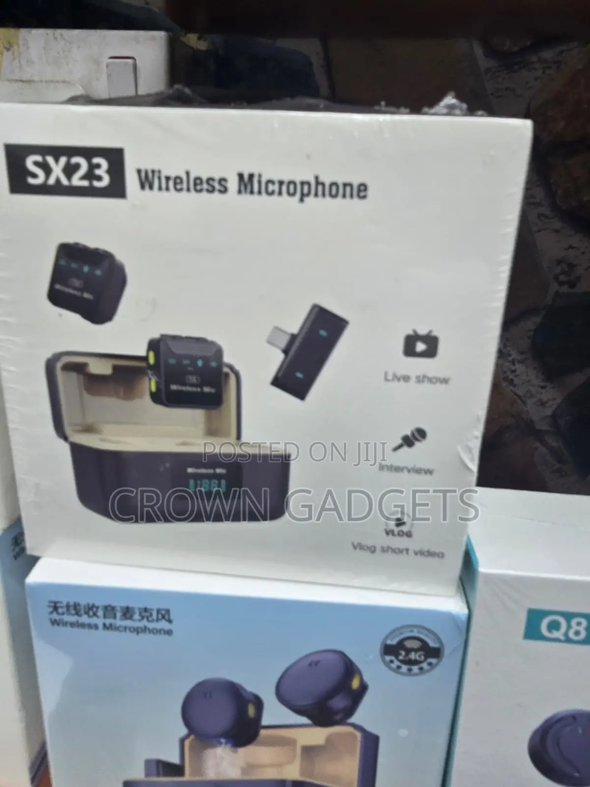 SX23 2.4G Wireless Mic for iPhone Type-C Live Streaming