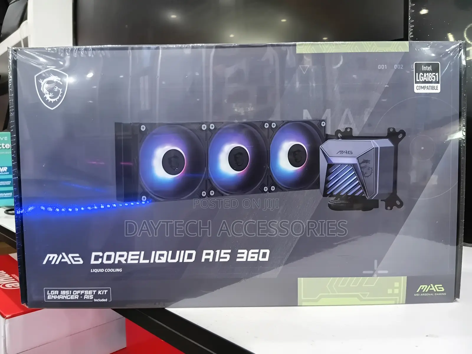 Msi Mag Coreliquid A15 360 Black Argb Aio Cooler Lga 1700/1851/Am5/Am4