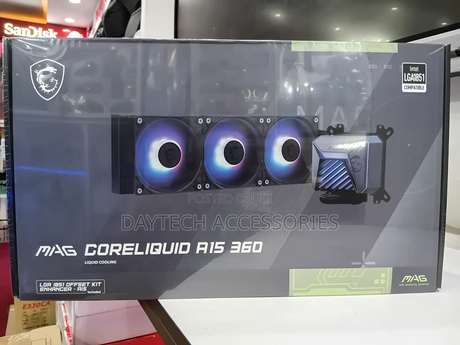 Msi Mag Coreliquid A15 360 Black Argb Aio Cooler Lga 1700/1851/Am5/Am4