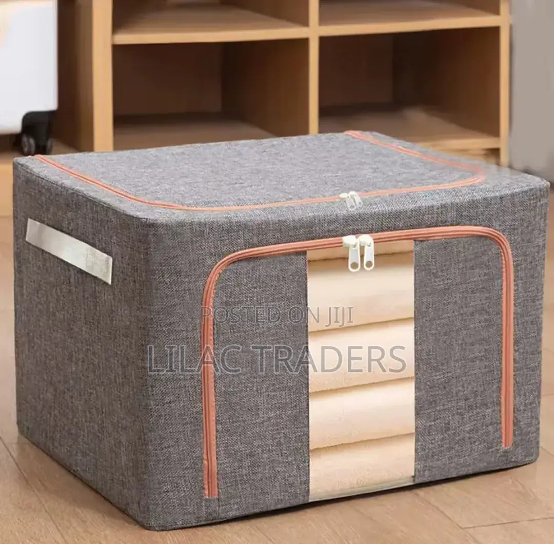 100L Zipped Storage Box/ Wardrobe Organiser * 
Size: *42*60*40cm*