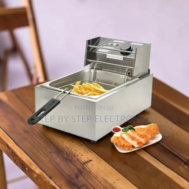 Functional 4l/6l/10l Electric Single Tank Stainless Steel Deep Fryer