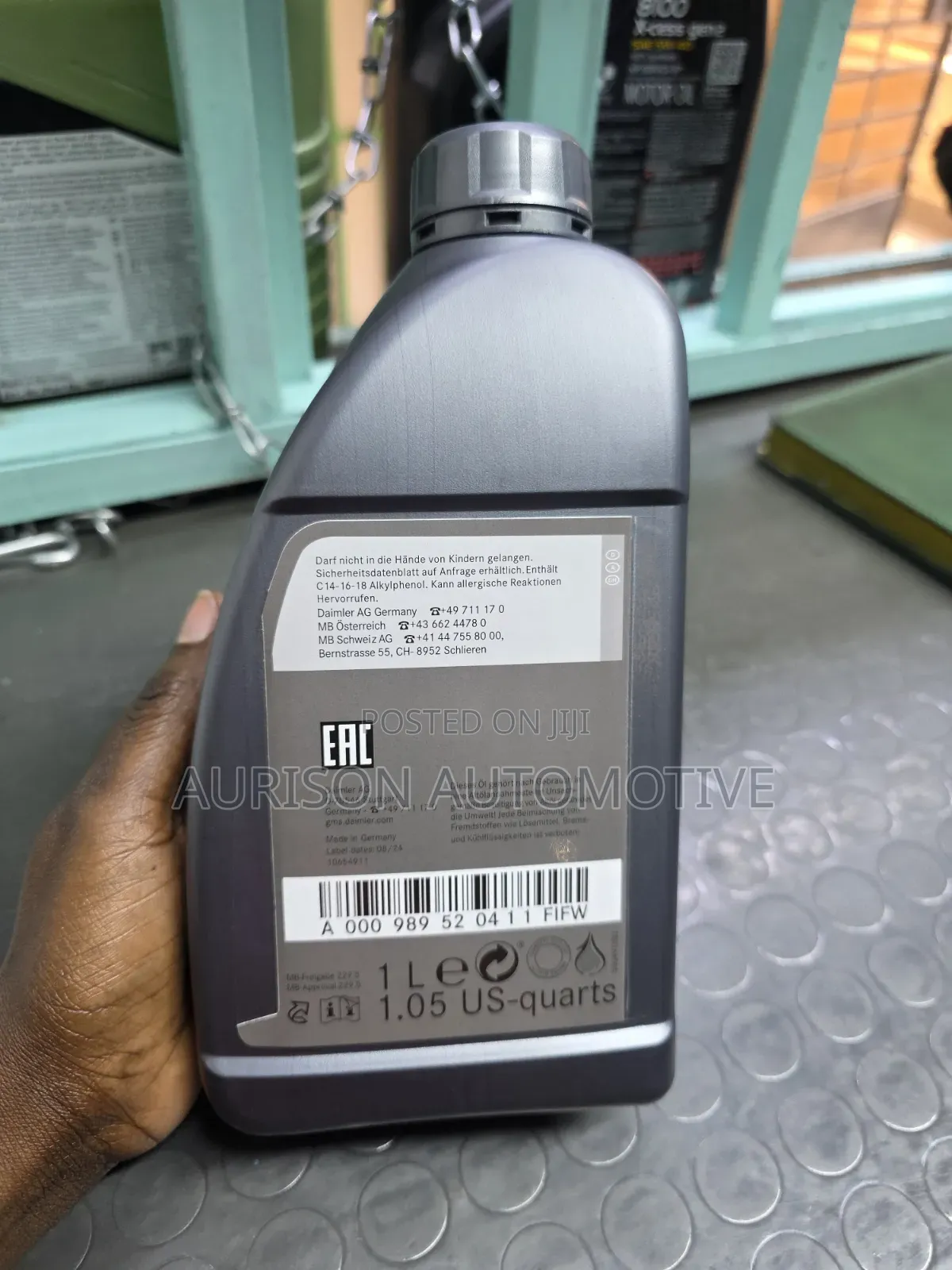 Genuine Mercedes Engine Oil 5w 40 1ltr