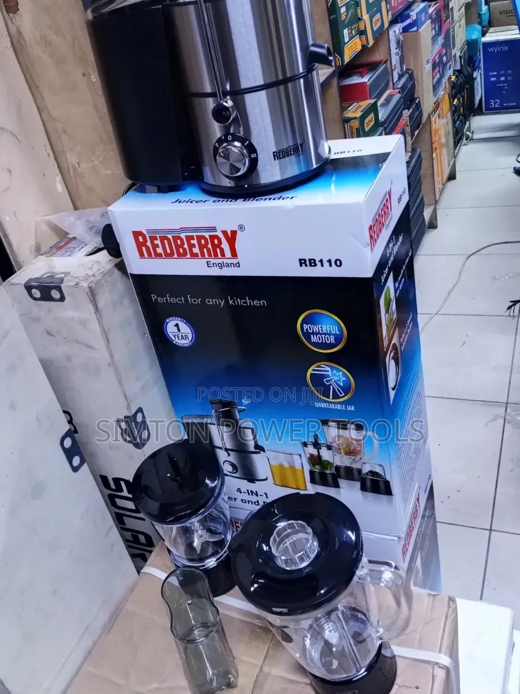 Commercial Red Berry Blender