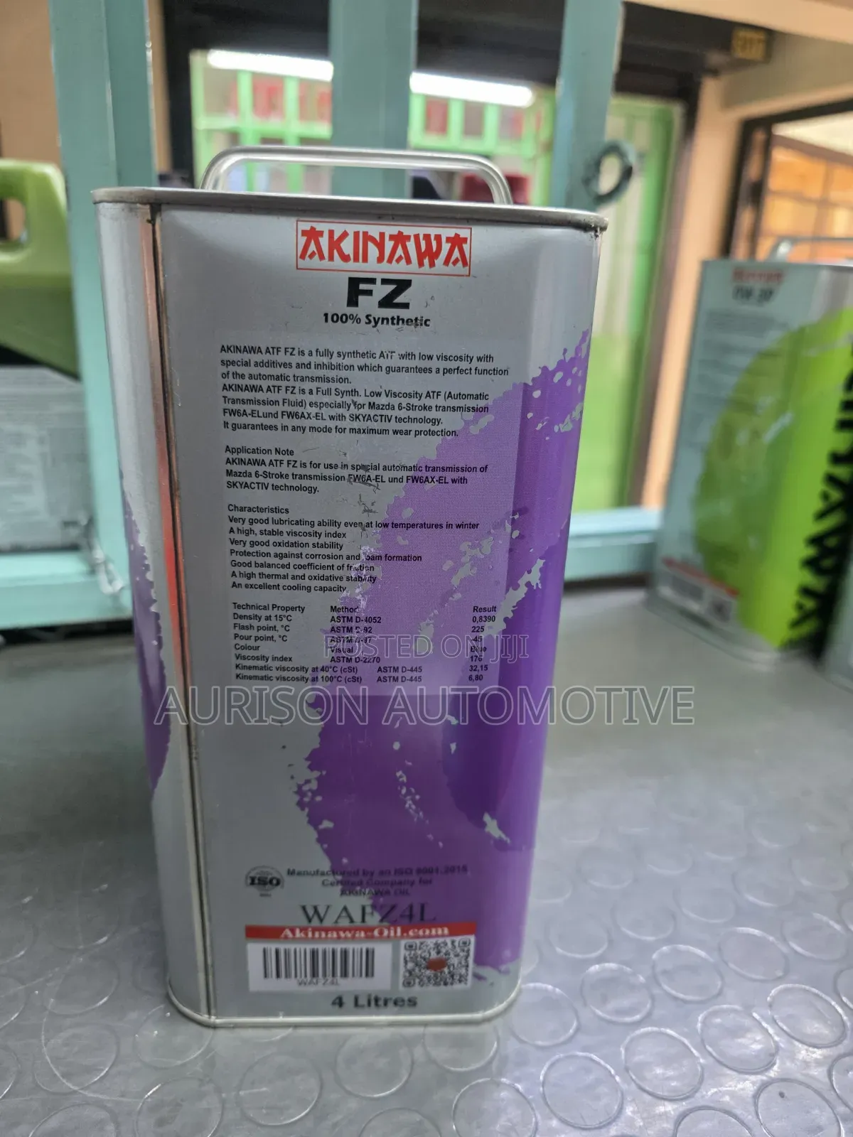 Genuine Akinawa Atf Fz 100% Synthetic 4l