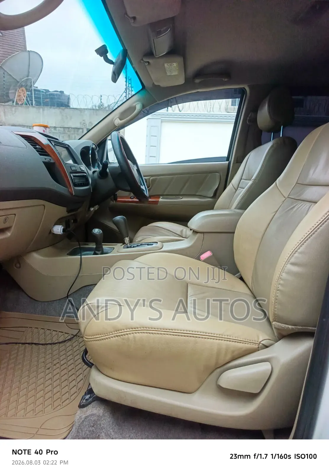 Toyota Fortuner 2007 White