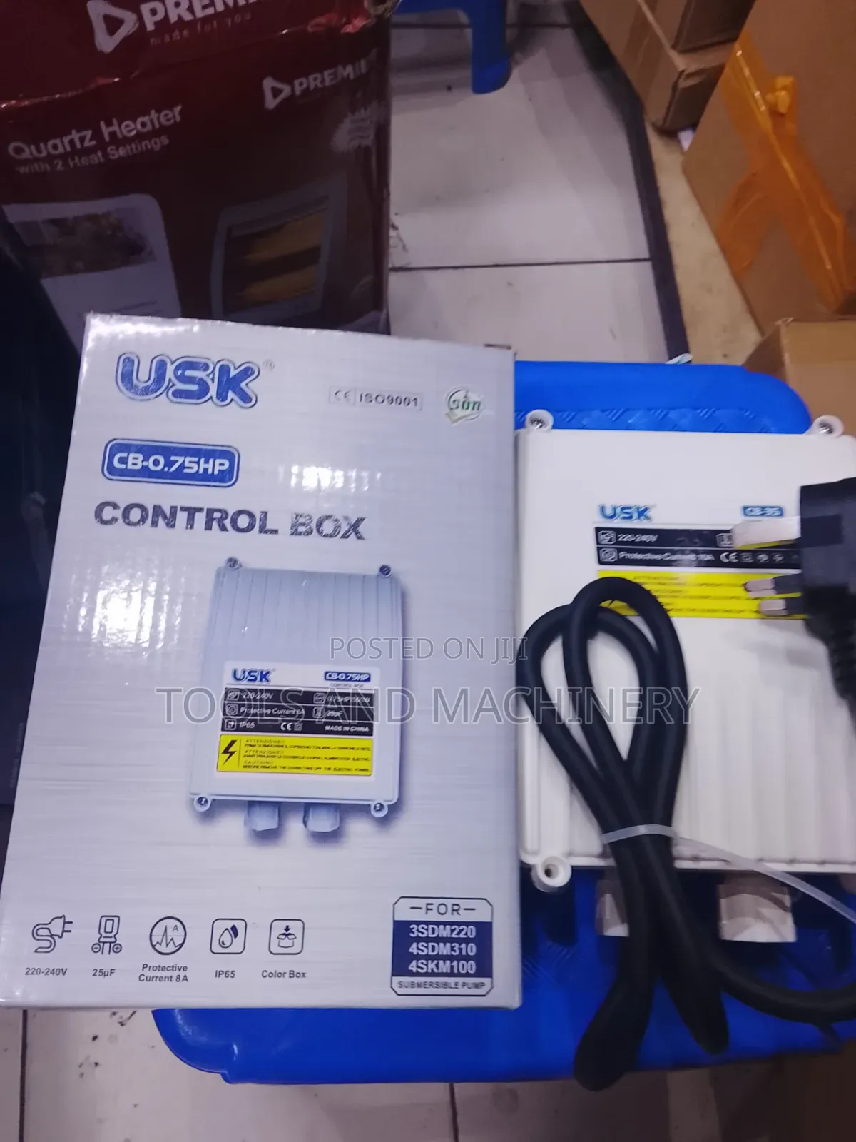 Professional Quality USK CB 0.75HP Control Box