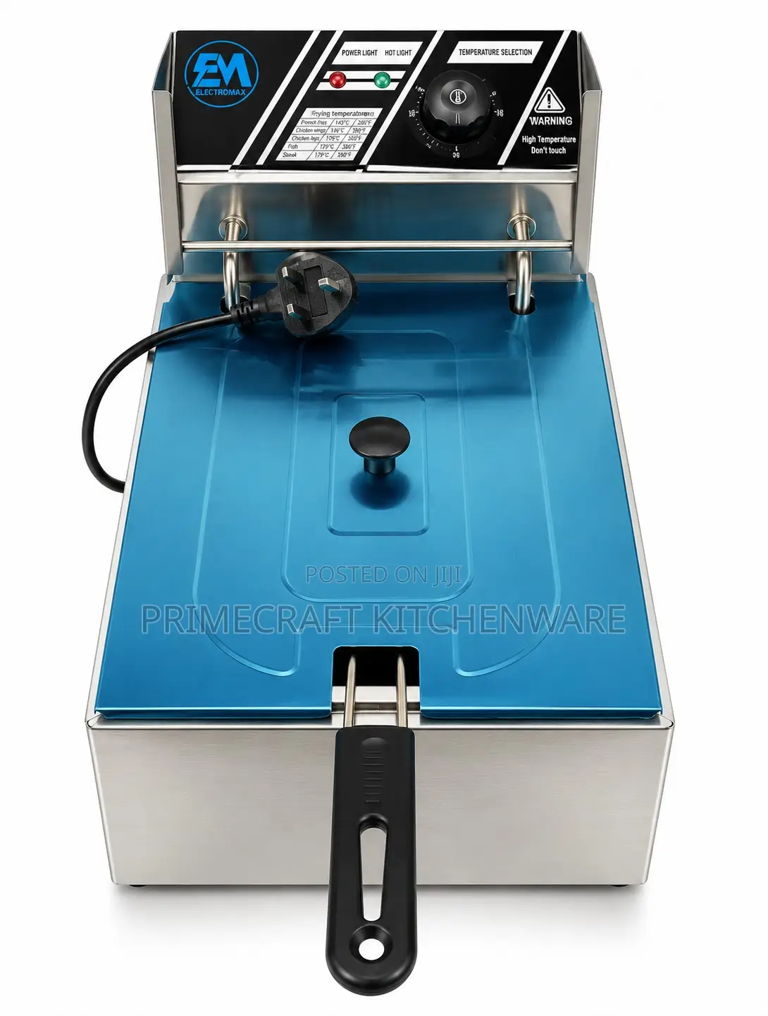 6L Stainless Steel Electric Deep Fryer for Home Commercial Use