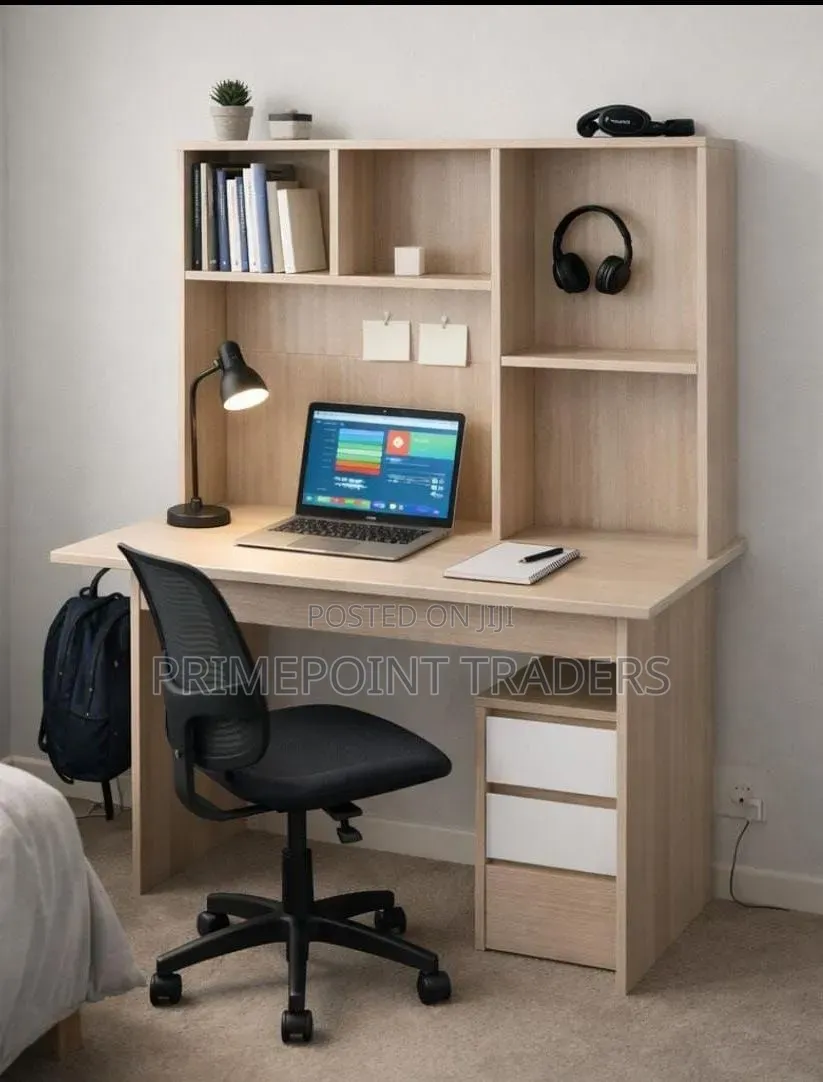 Advanced 1.2m Imported Study Office Desk With Drawer and Storage Space