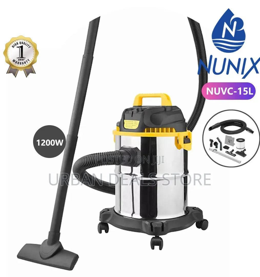Nunix 15L Wet Dry Vacuum Cleaner