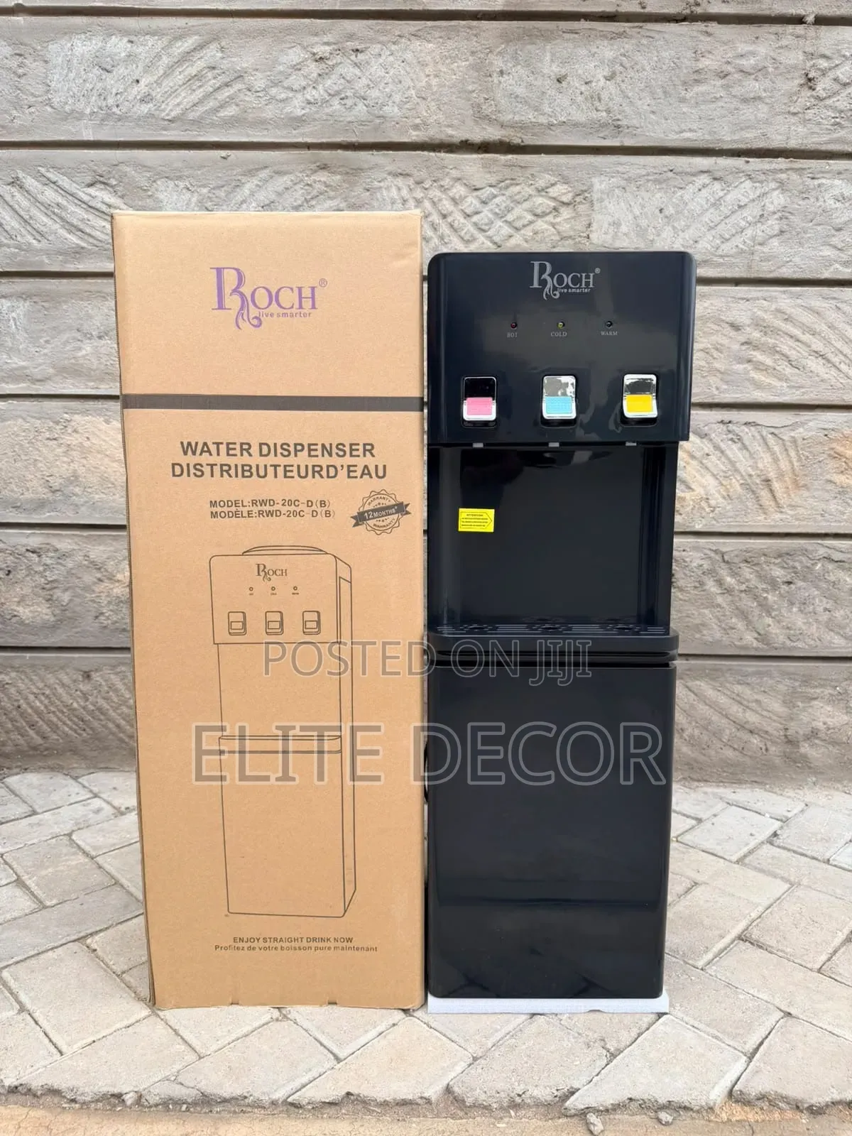 Roch Executive 3-Tap Hot, Cold Normal Standing Water Dispenser