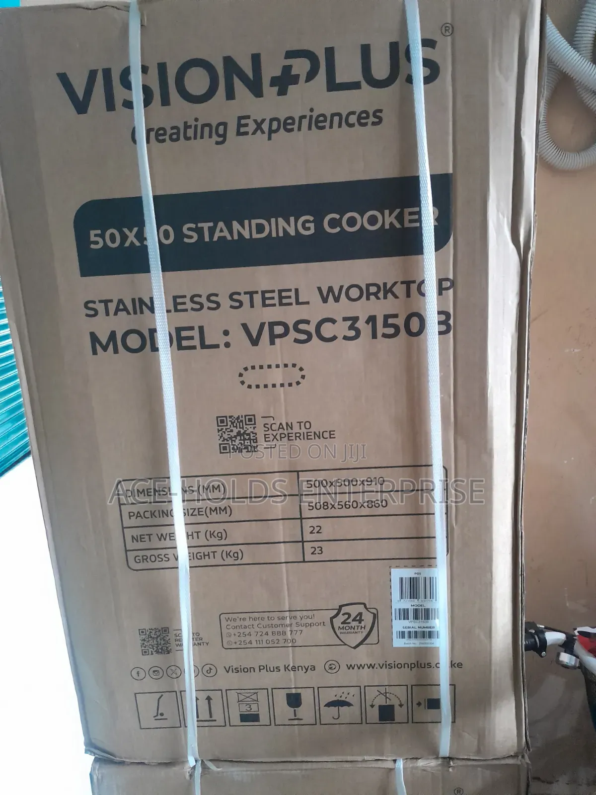 3 + 1 Vision Gas Cooke With Electric Oven, 50*55