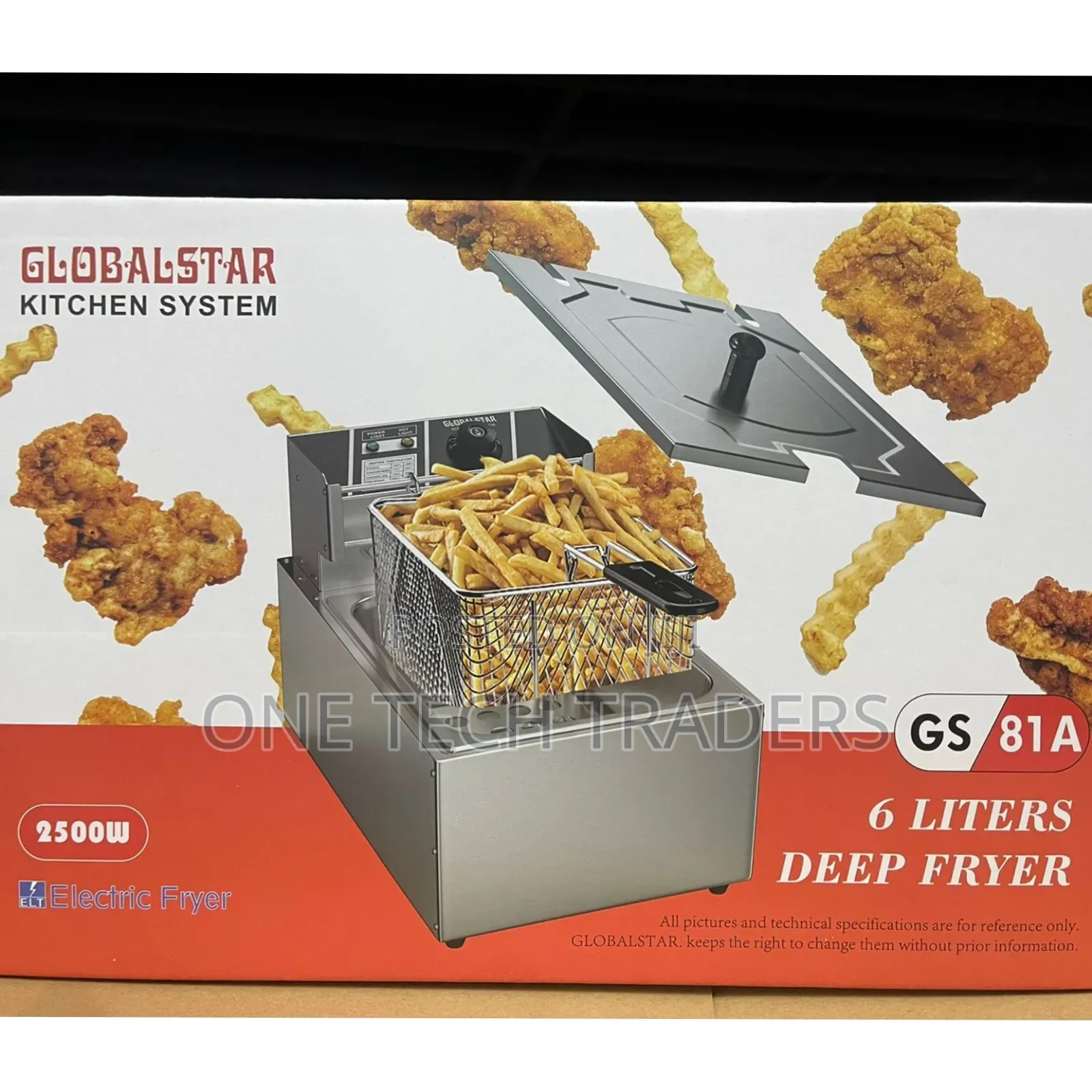 Globalstar Single Deep Fryer