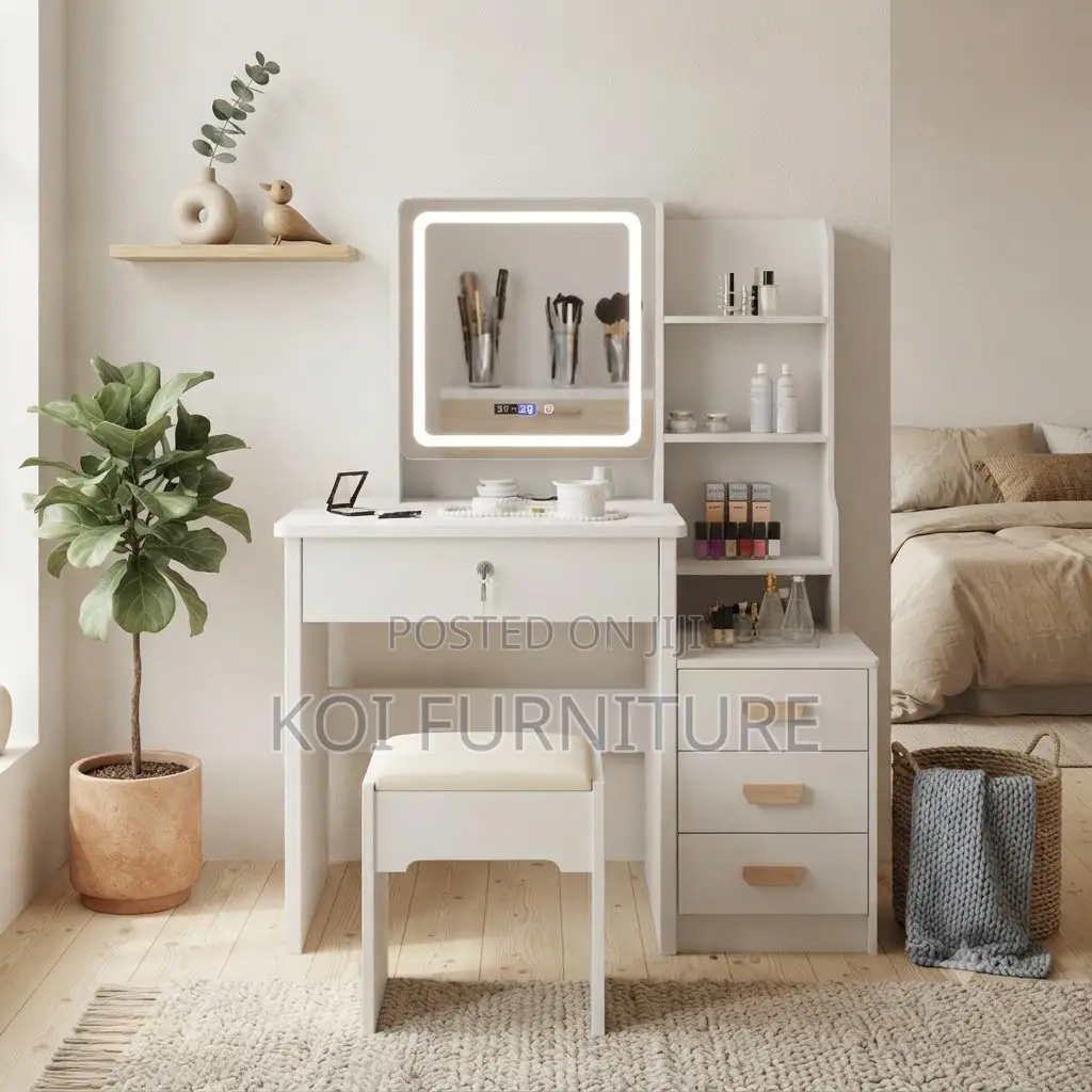 Dressers; Bedrooom White Dressing Room Table