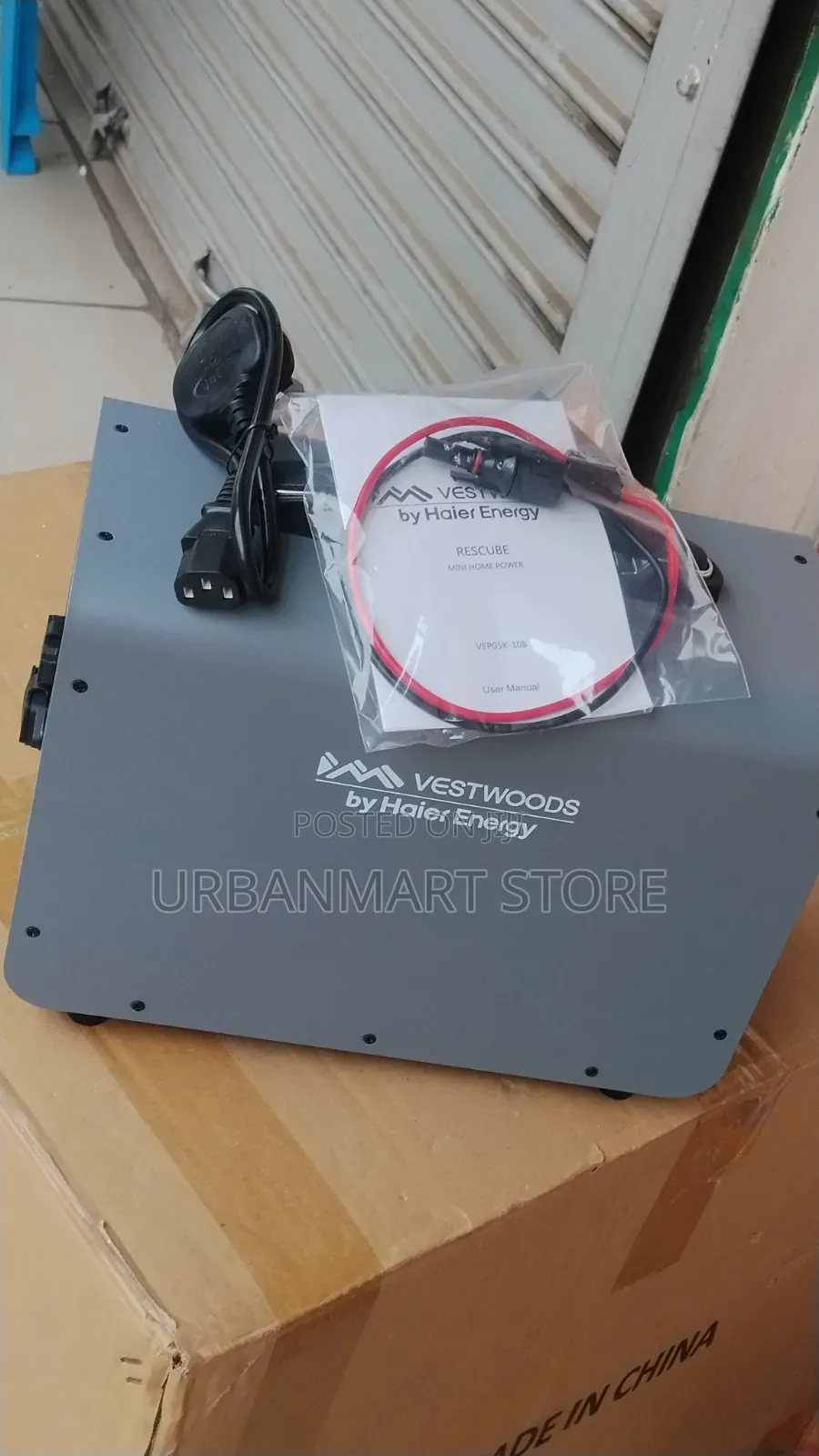 Vestwood Haier Portable Energy Storage Station 1kWh, 500 Output