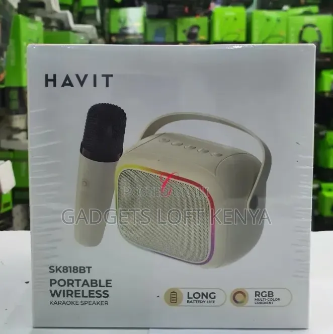 Havit SK818BT Portable Wireless *Karaoke Speaker With Microphone
