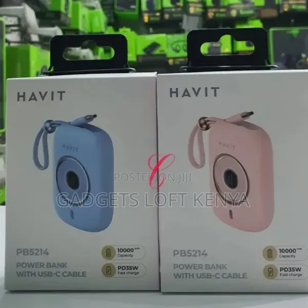 Havit PB5214 10000mAh *PD 35W* Fast Charging Power Bank