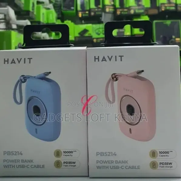 Havit PB5214 10000mAh *PD 35W* Fast Charging Power Bank