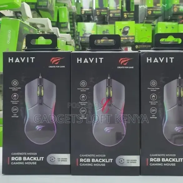 Havit Gamenote MS1029 RGB Backlit Gaming Mouse