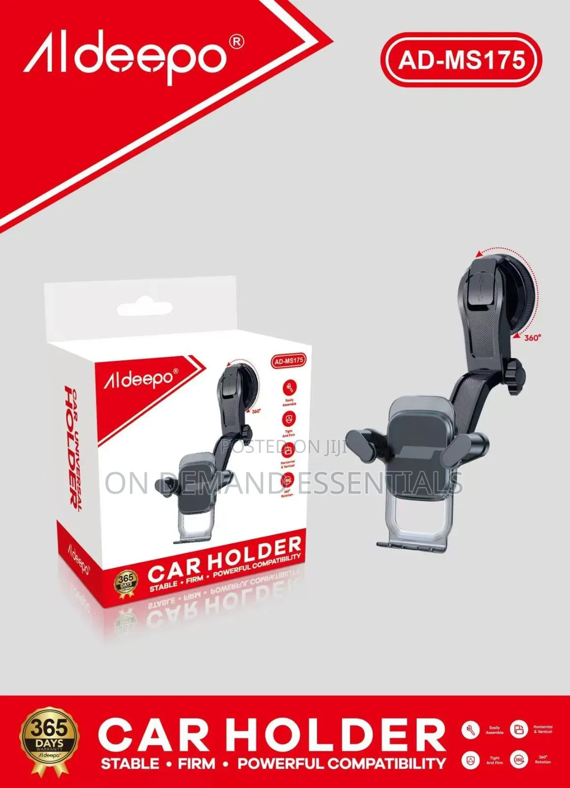*Aldeepo Ad - Ms175 Car Holder* * Easily Assemble