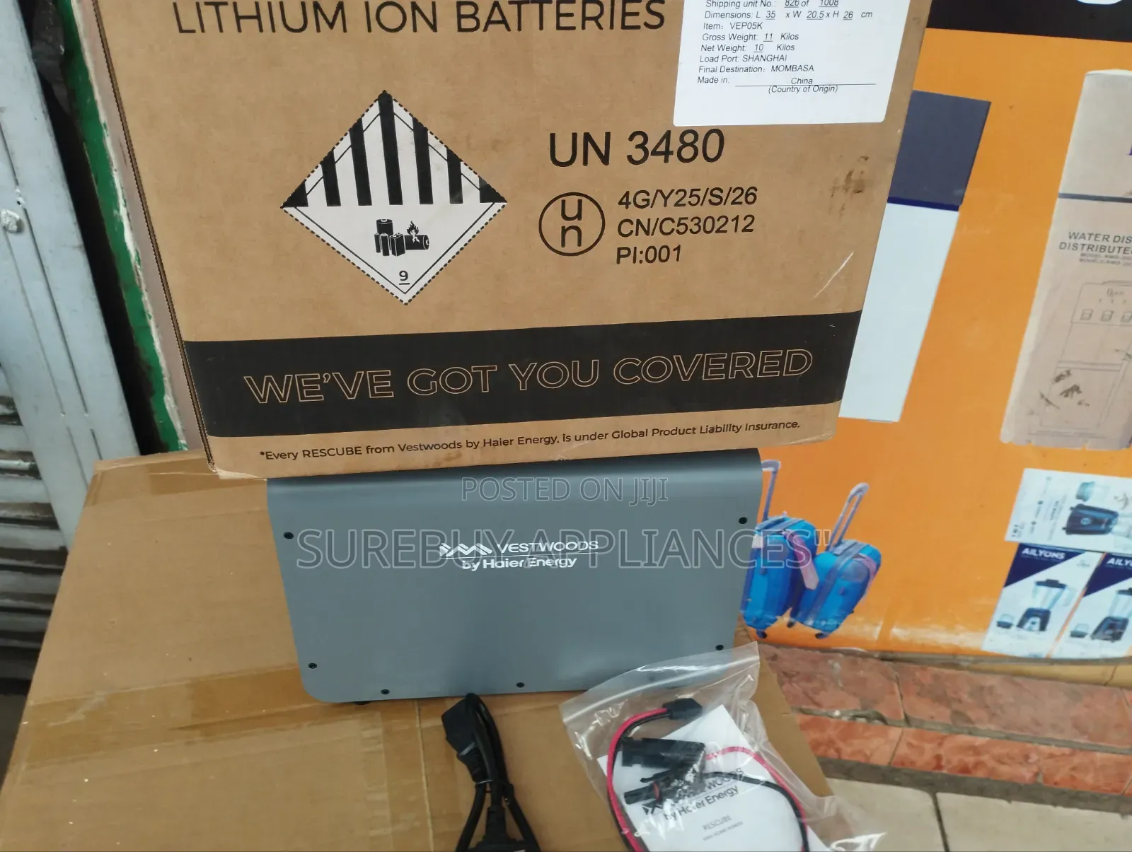 Haier Vestwood 1KW Lithium Battery for Solar Power Backup
