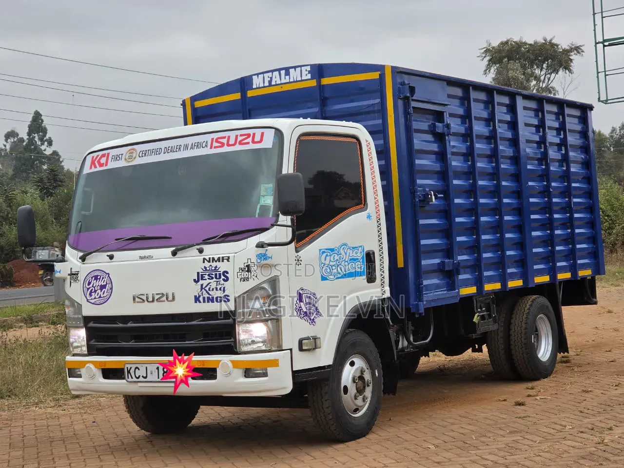 Isuzu NMR Cover Body 2008 White