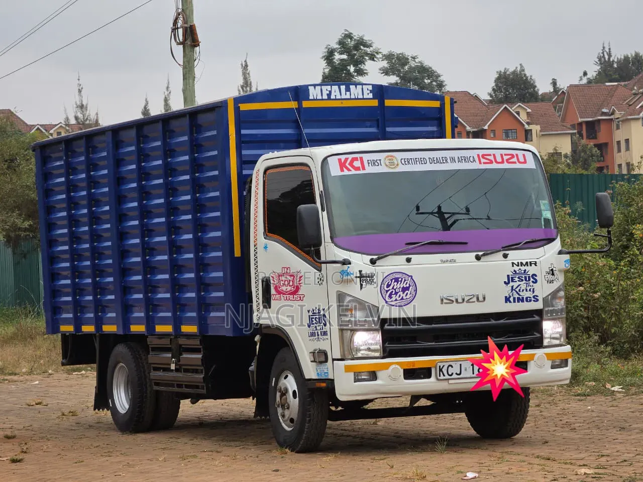 Isuzu NMR Cover Body 2008 White