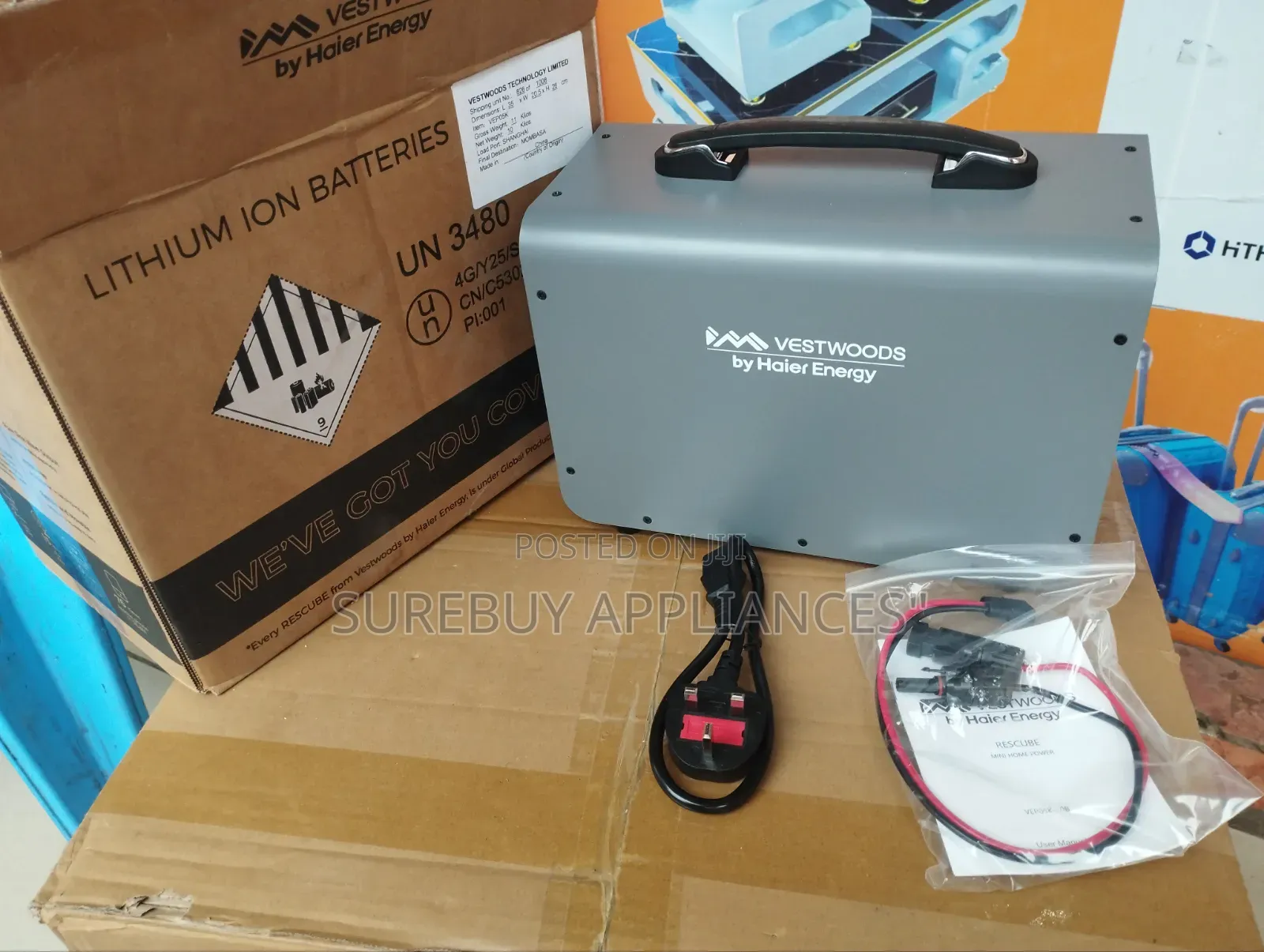 Vestwood 1KW Lithium Battery – Long Life Solar Storage