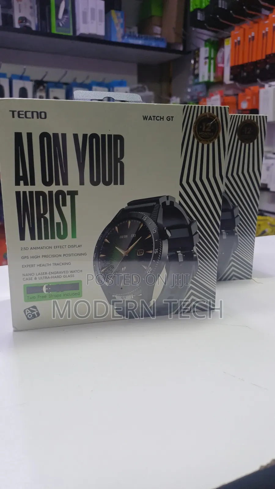 Tecno Watch GT GPS Smart Watch | Health Monitoring Calls