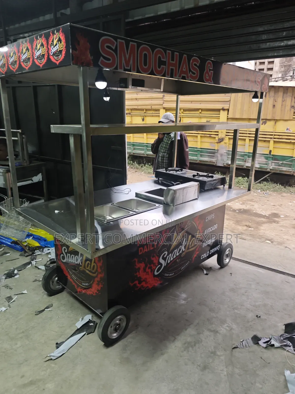 Food Cart 7 Ft Long