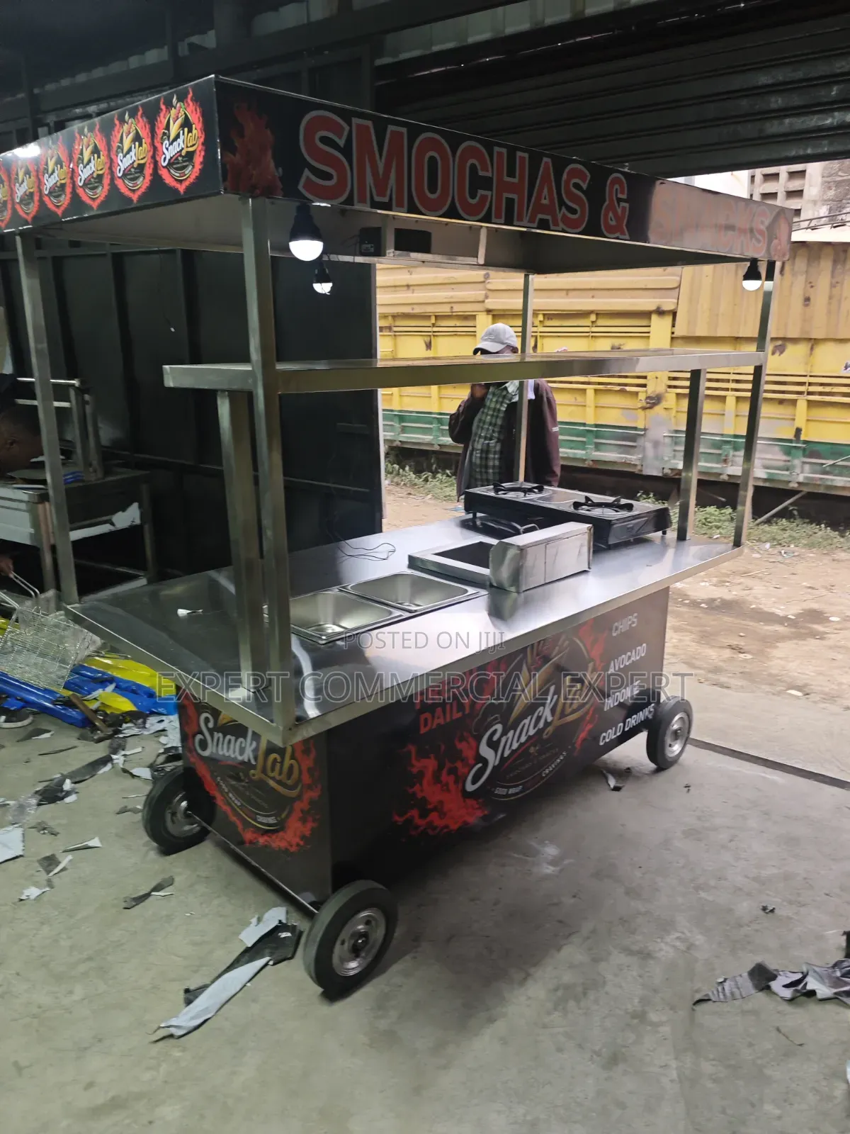 Food Cart 7 Ft Long