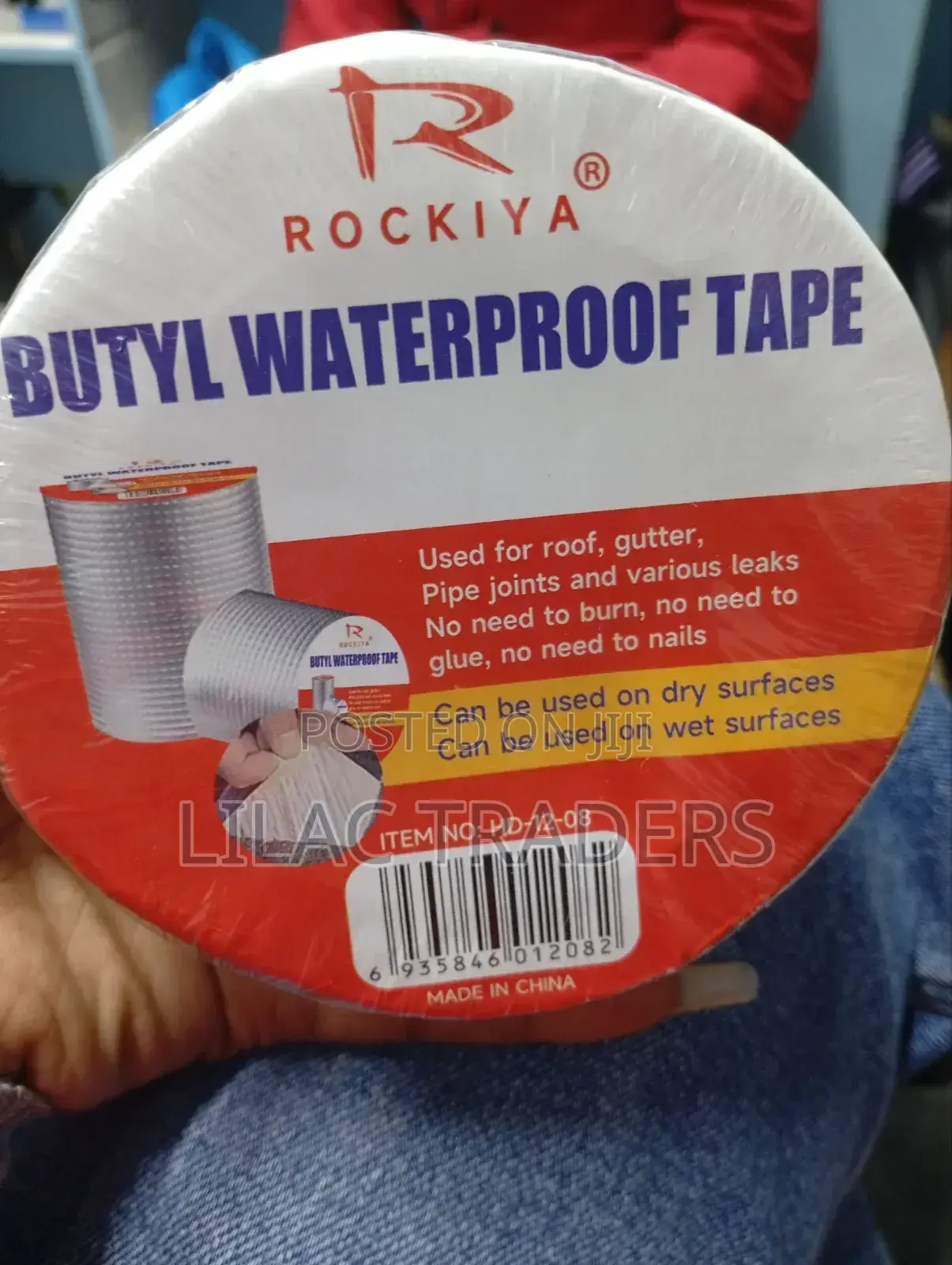 Weatherproof Butyl Sealing Tape for Roofs Pipes_5m