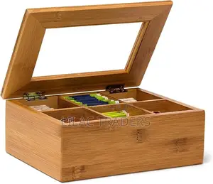 Bamboo Tea Bag Organiser