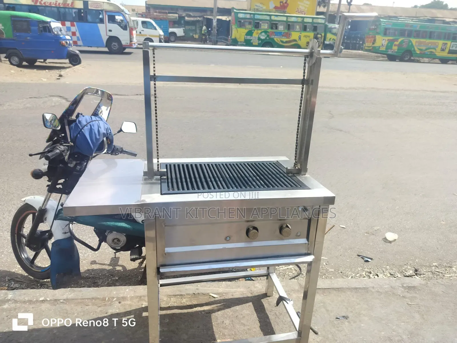 Small Adjustable Gas Grill