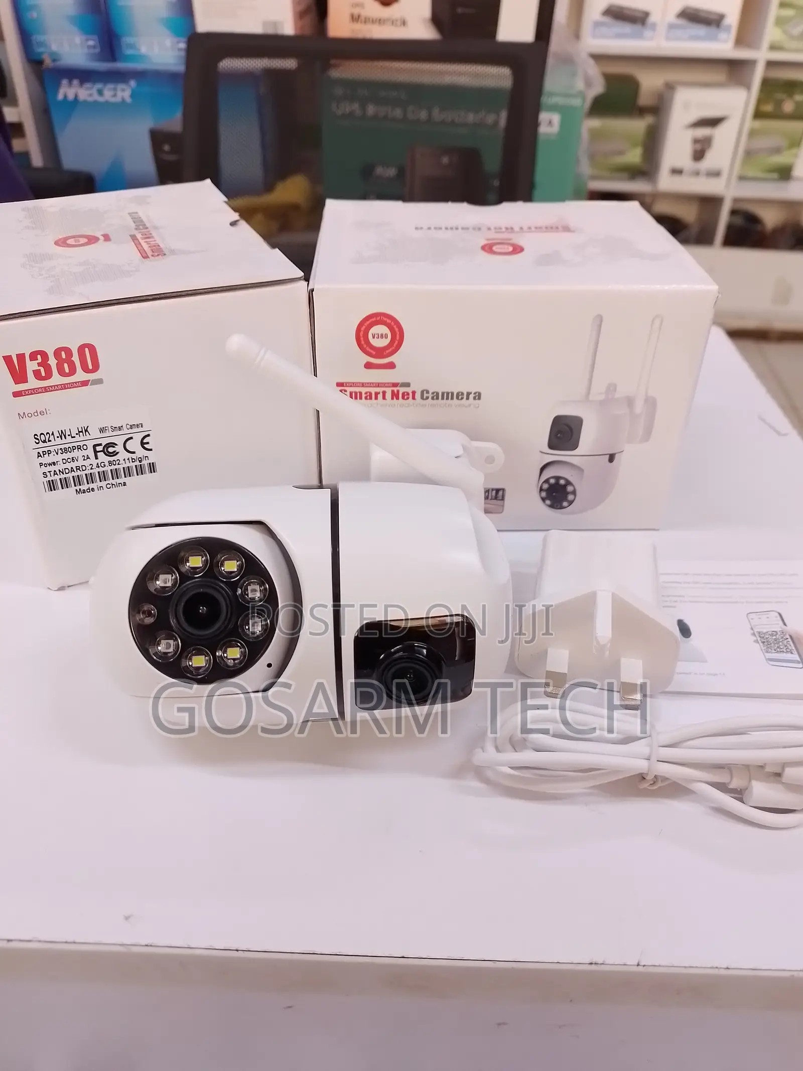 Wall Mounted V380 CCTV Bulb Camera – Motion Detection Night Vision