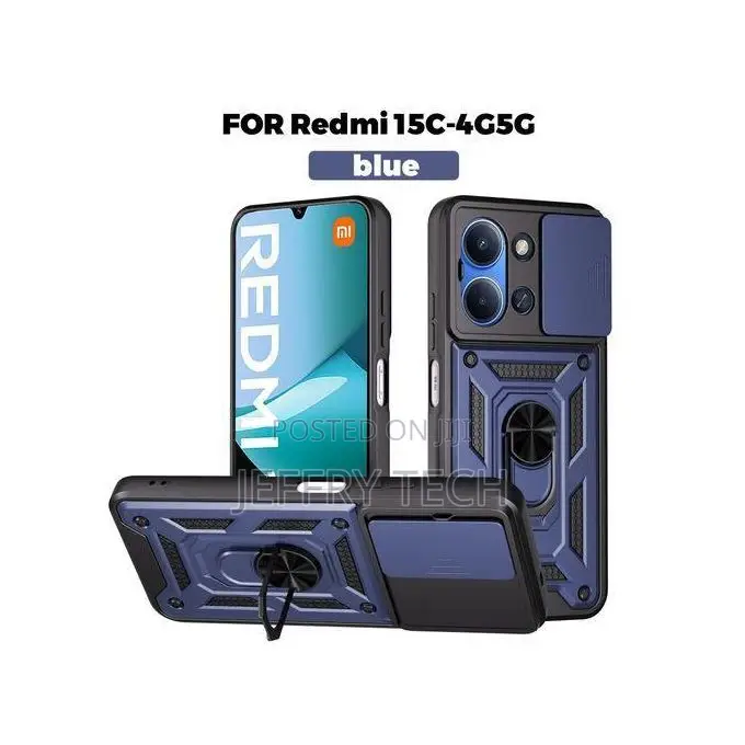 Magnetic 15C Shockproof Protective Case for Redmi - Car Magnetic, Sli