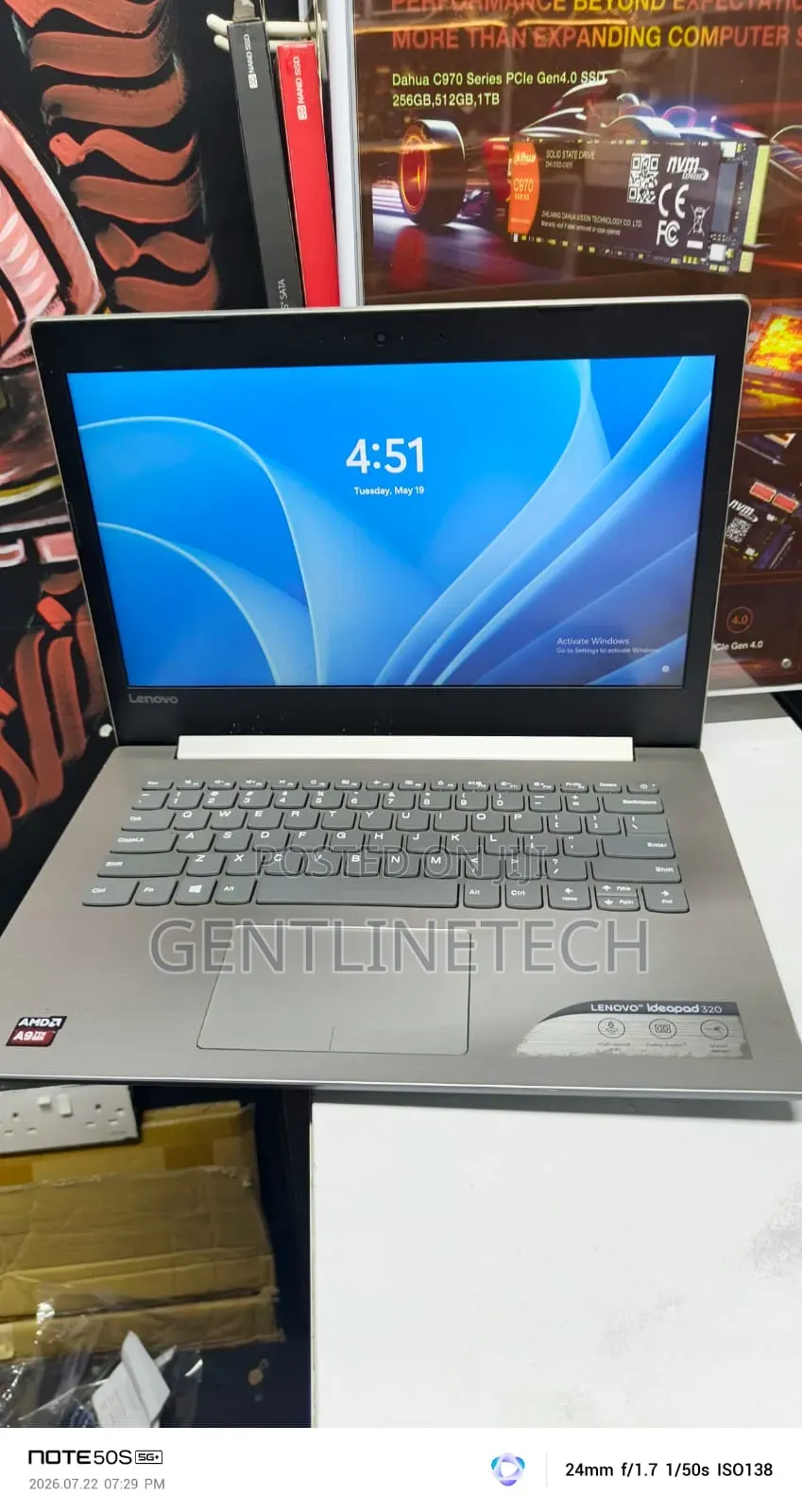 Laptop Lenovo IdeaPad 320 8GB AMD SSD 256GB