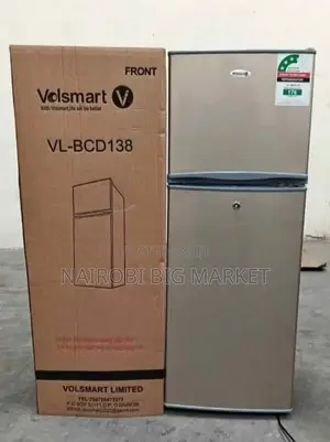 138 Litres Volsmart Fridge With Adjustable Glass Shelves