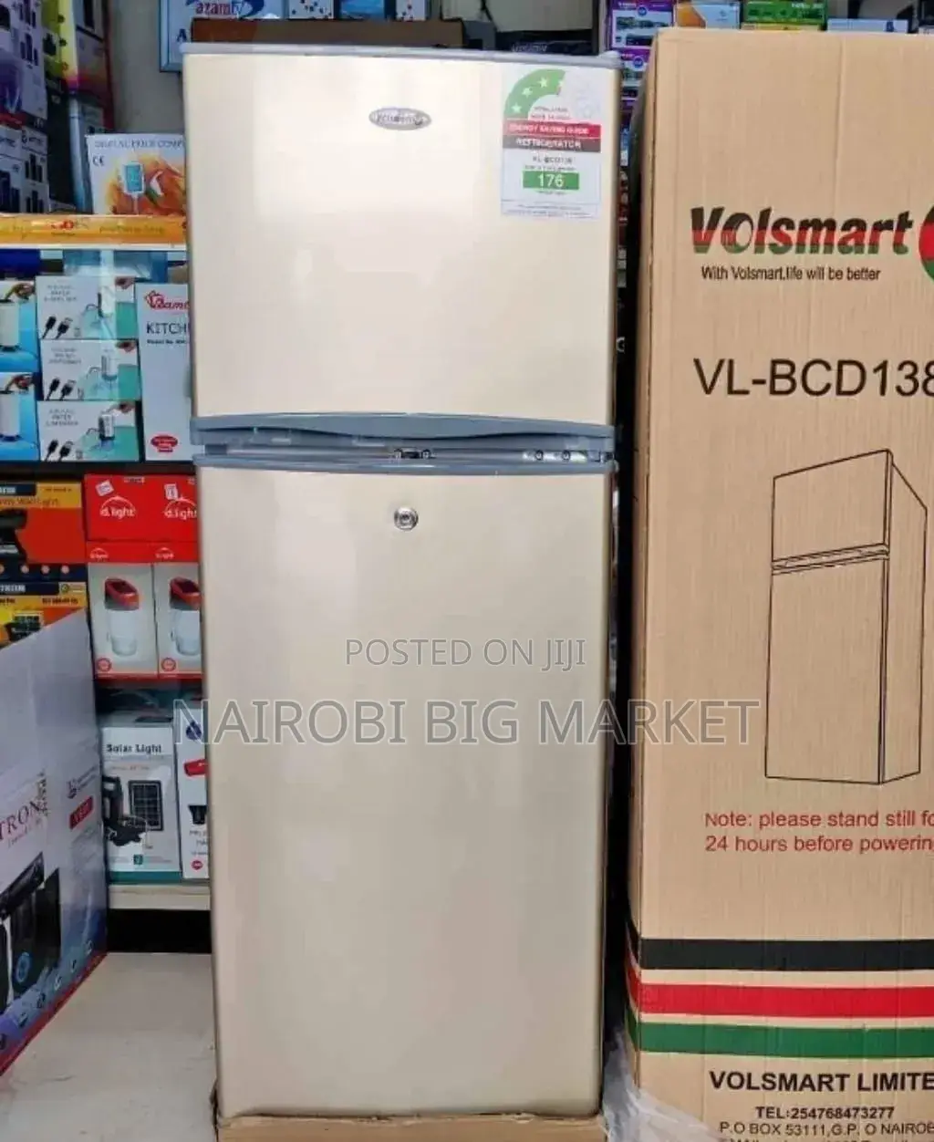 Brand New Volsmart 138 L Fridge With CFC Free