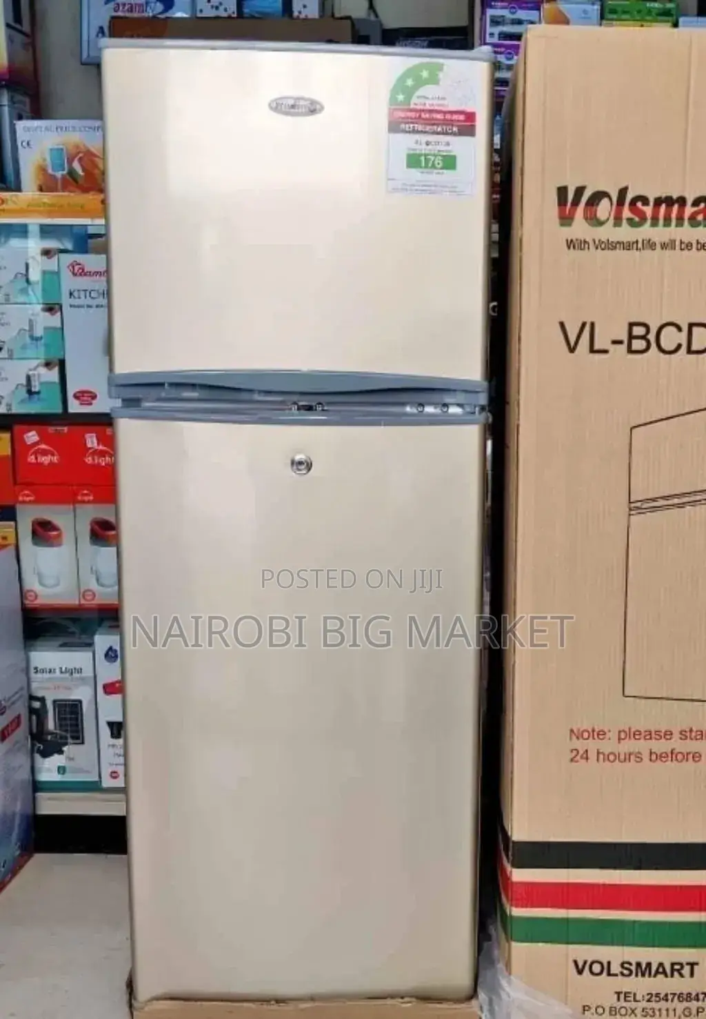 Brand New Volsmart 138 L Fridge With CFC Free