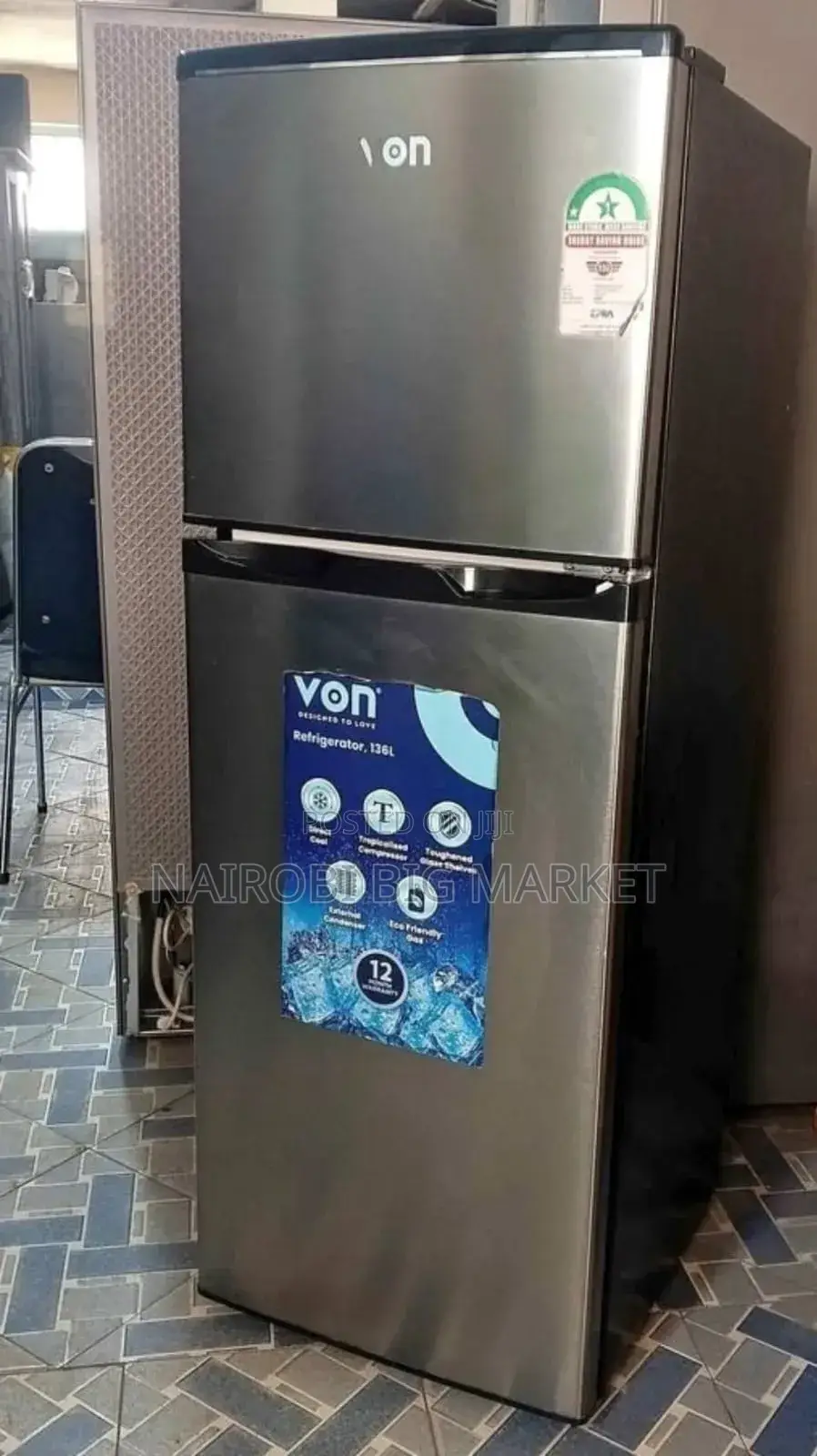 Von 138 L Fridge With Inbuilt Cool Pack