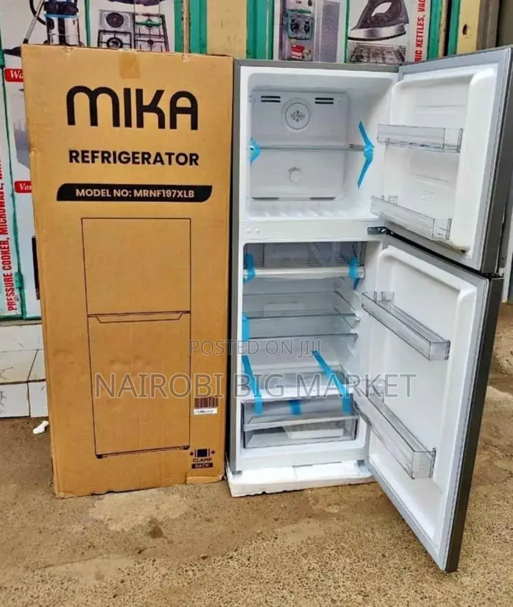 Mika 138 Litres Double Door Fridge High Voltage Tolerance Compressor