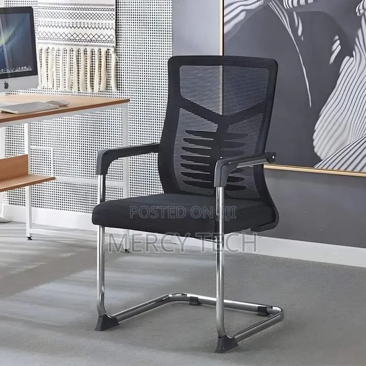 Executive Secretarial Office Chair (Black)
