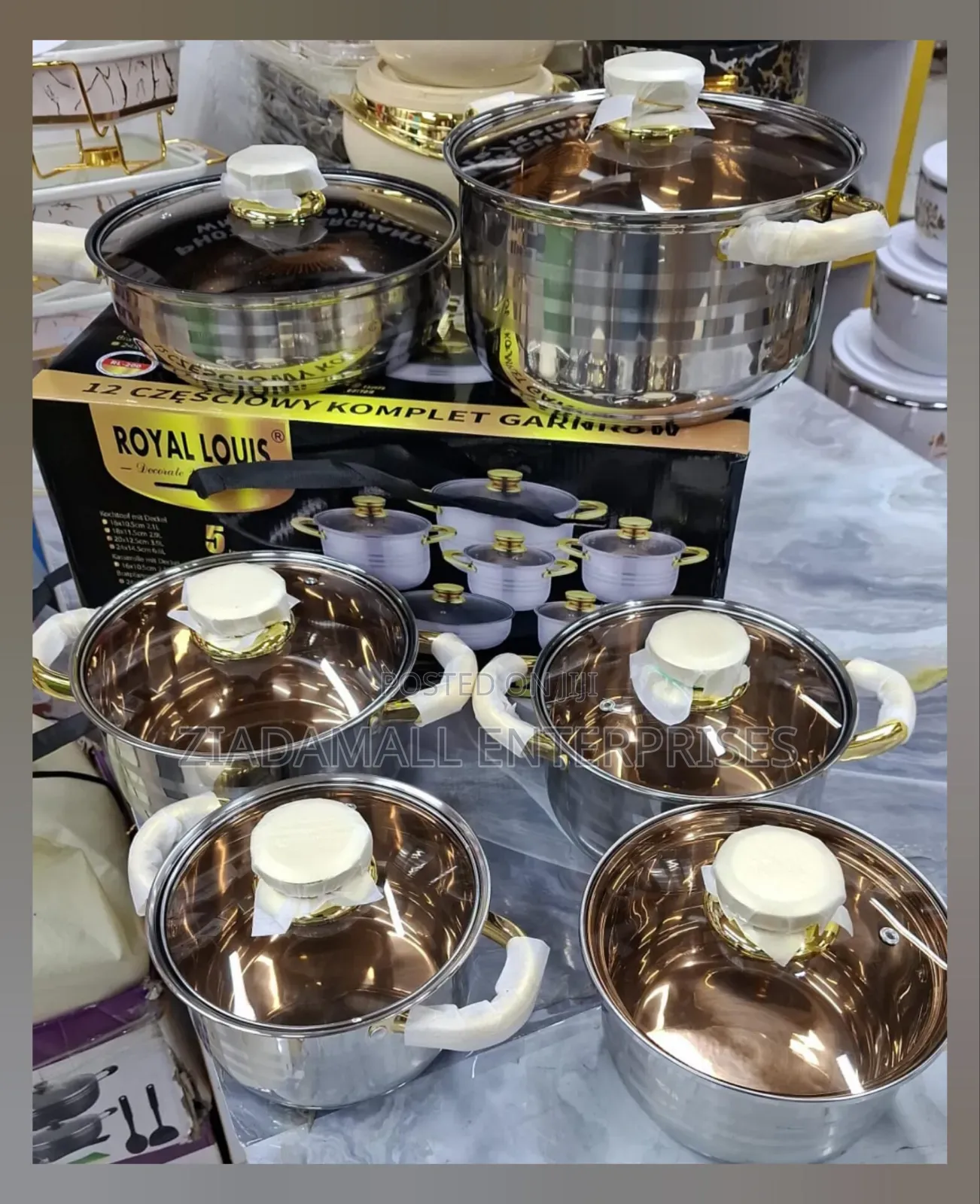 12pcs Royal Louis Stainless Sufuria