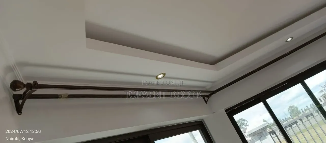 Strong Powder Coated Jua Kali Rods and Installation